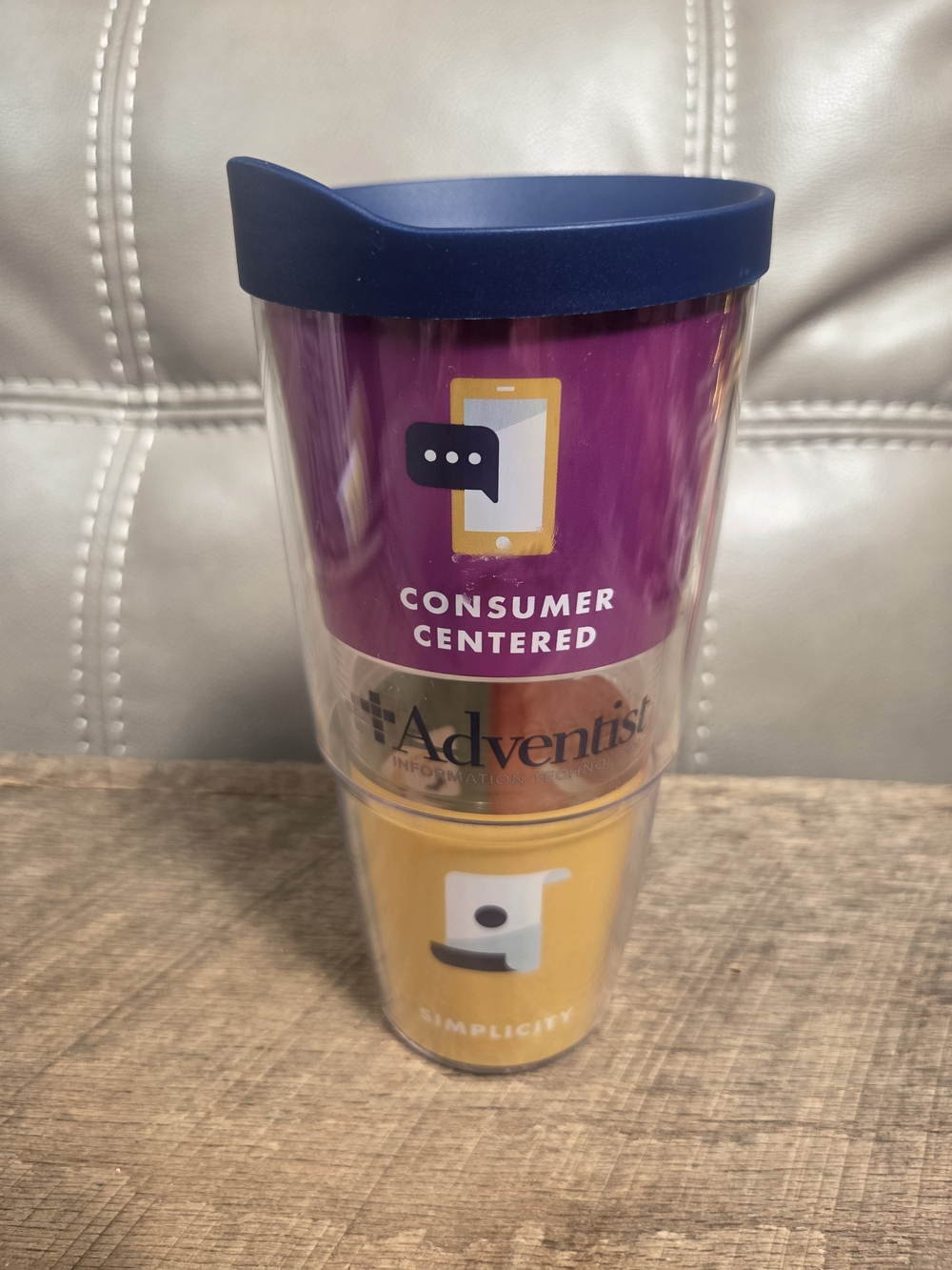 Adventist Information Technology Tervis Tumbler 24oz Insulated Cup w/ Lid Bin 1F